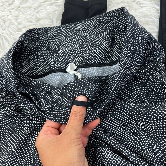 Lululemon Speed Wunder Tight *Asym Free Spirit Ice Grey Black / Black - Picture 3 of 6